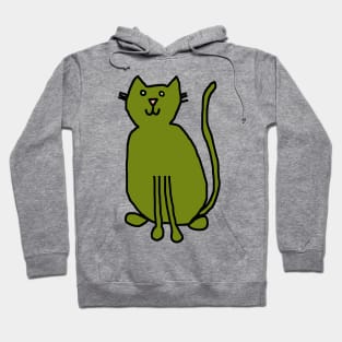 Green Cat Hoodie